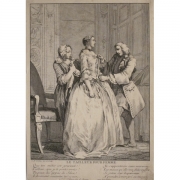 Galerie Seydoux, Charles-Nicolas COCHIN, Le tailleur pour femme