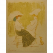 Galerie Seydoux - Estampe - Emile MALO-RENAULT - Mère et fille